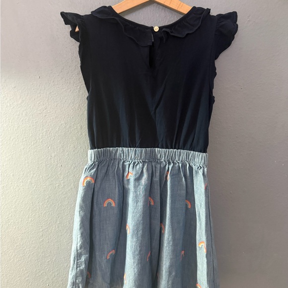 Crewcuts Navy Ruffle Collar Top - Picture 4 of 5